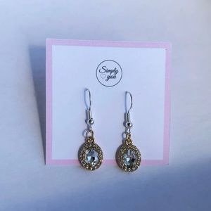 Rhinestone earrings